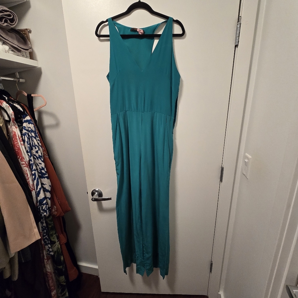 Animale silk effect jumpsuit.